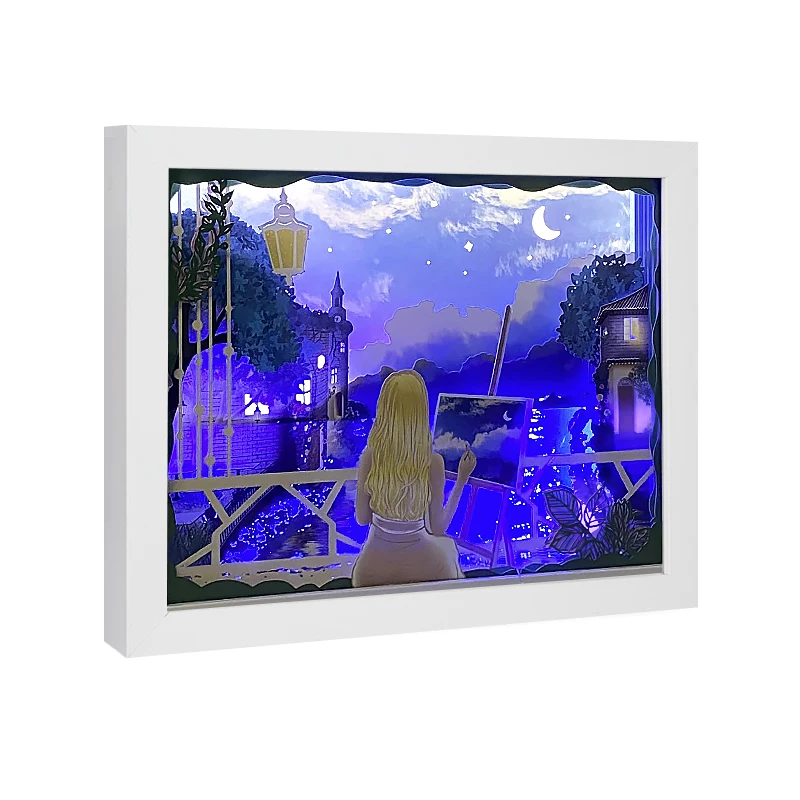 

Прямая поставка, фоторамка с бумажной отделкой, картина маслом для девочек, 3D, фоторамка для фотографий «сделай сам», рождественские подарки