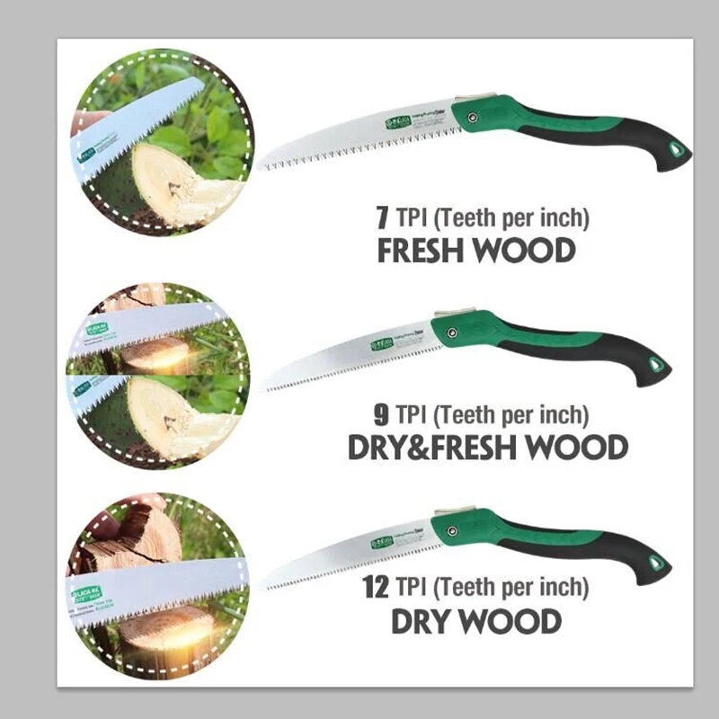 Laoa Draagbare Folding Saw 7T/12T Handzaag 250Mm Snoeien Schaar Serra Tuingereedschap Jacht Gereedschap