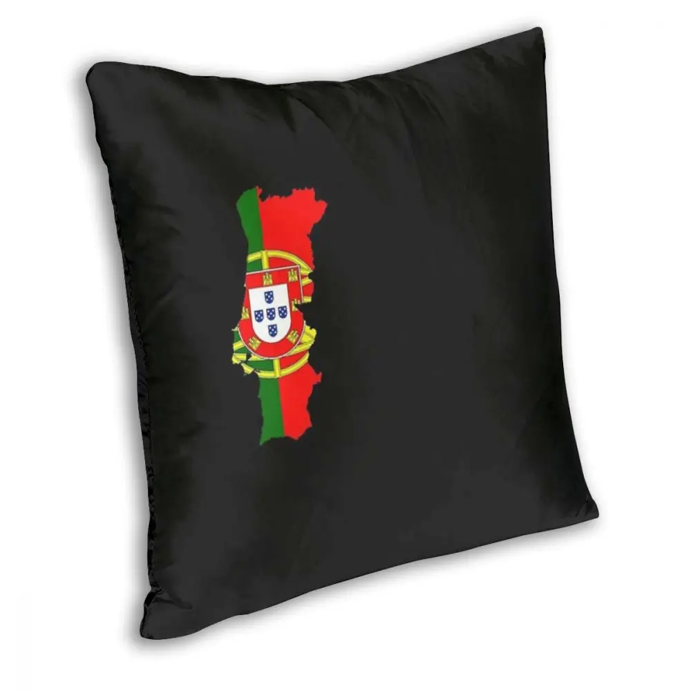 Portugal Map Flag Throw Pillow Cover Polyester Decorative Pillow Portuguese Flag Awesome Cushion Covers