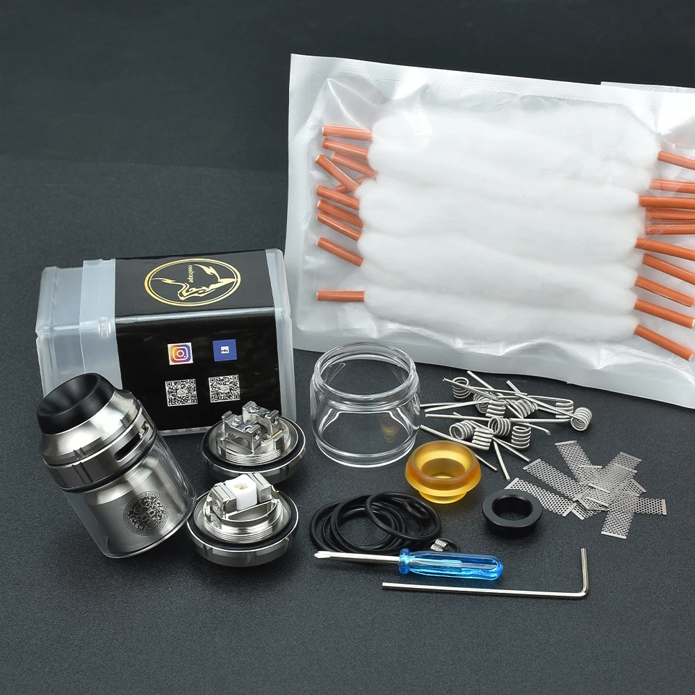 Zeus X rta Zeus X Mesh RTA Atomizer Coils organic cotton Pyrex Bubble Bulb Glass Tube Zeus Deck Base