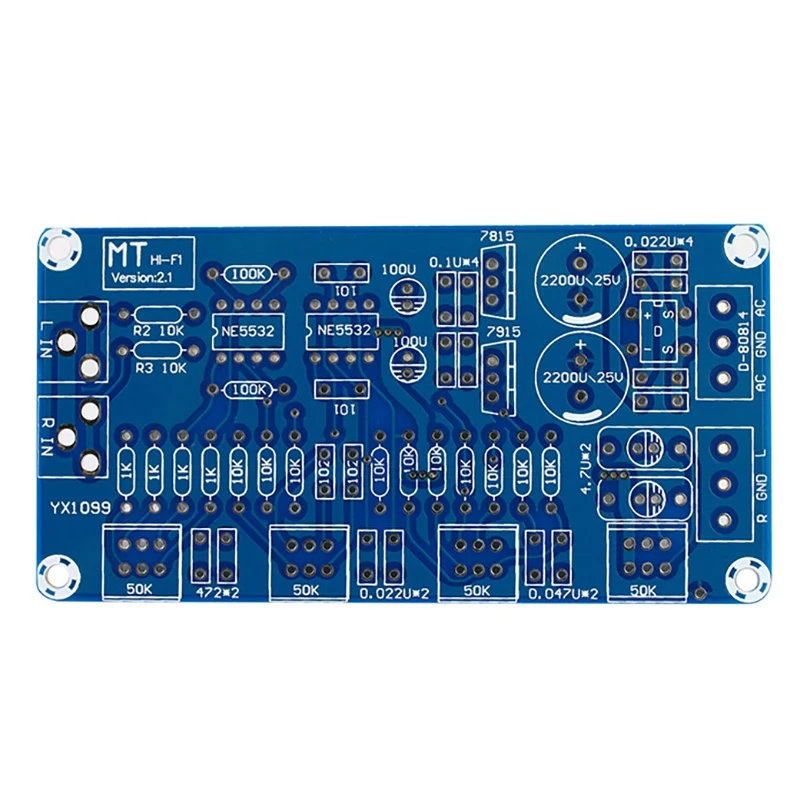 Предусилитель NE5532, предварительный усилитель громкости, тональный контроль, готовая плата, двойной усилитель мощности 12-18 в переменного тока