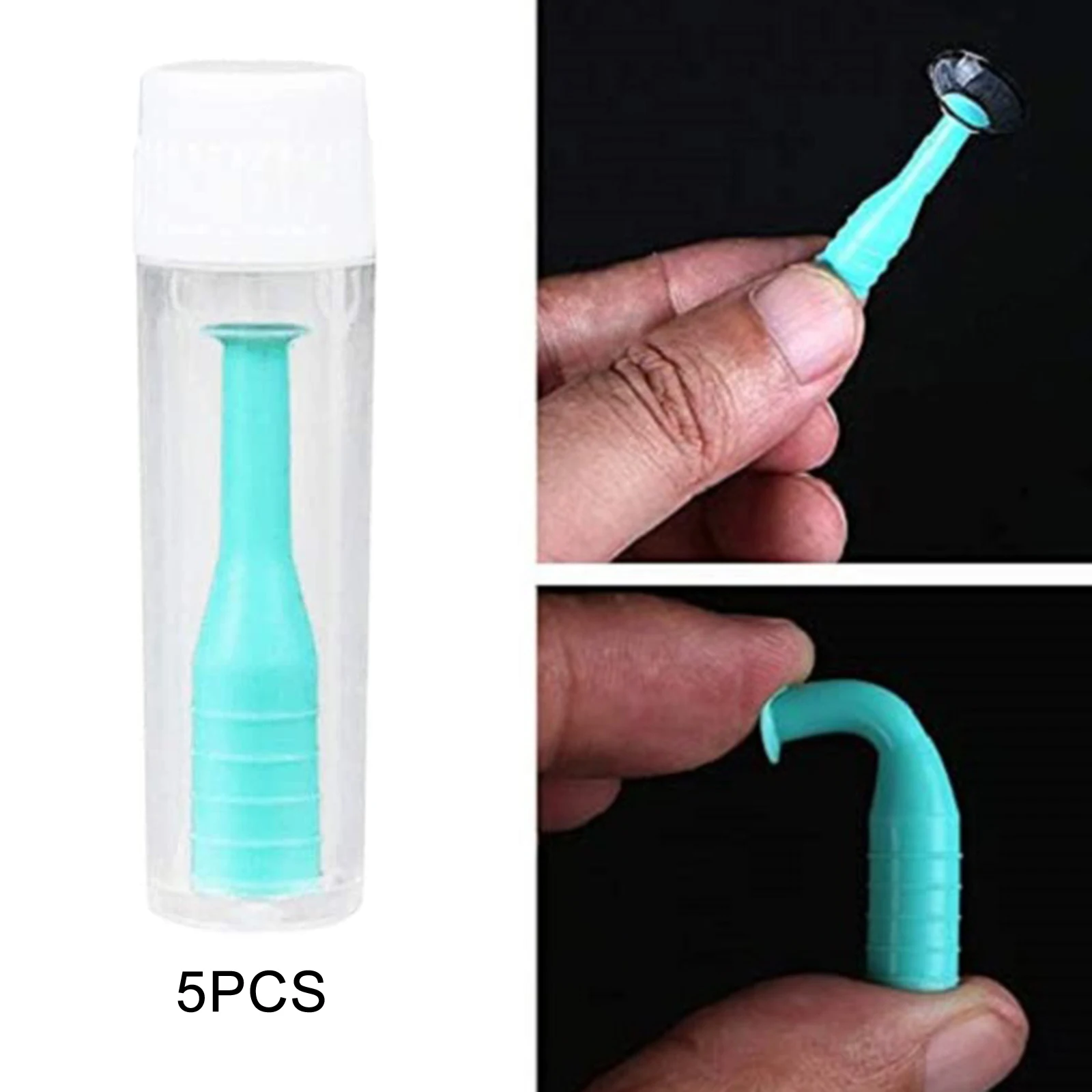 Soft Contact Lens Remover Inserter Plunger Extractor Applicator for Soft Hard Lenses with Storage Box