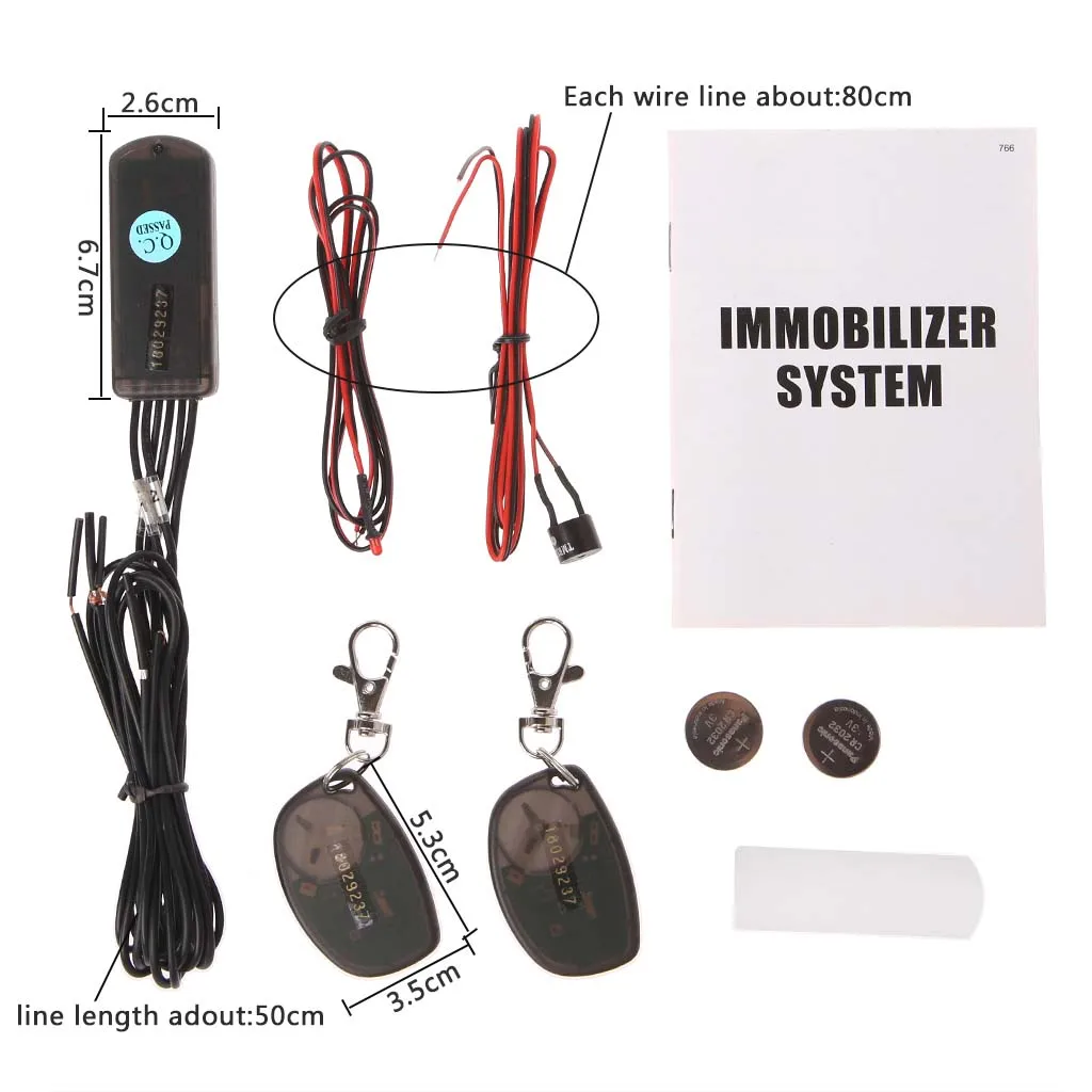 

RFID Cut off engine RFID 2.4 Mhz Anti-hijacking car immobilizer Car Alarm Systems Device car security system