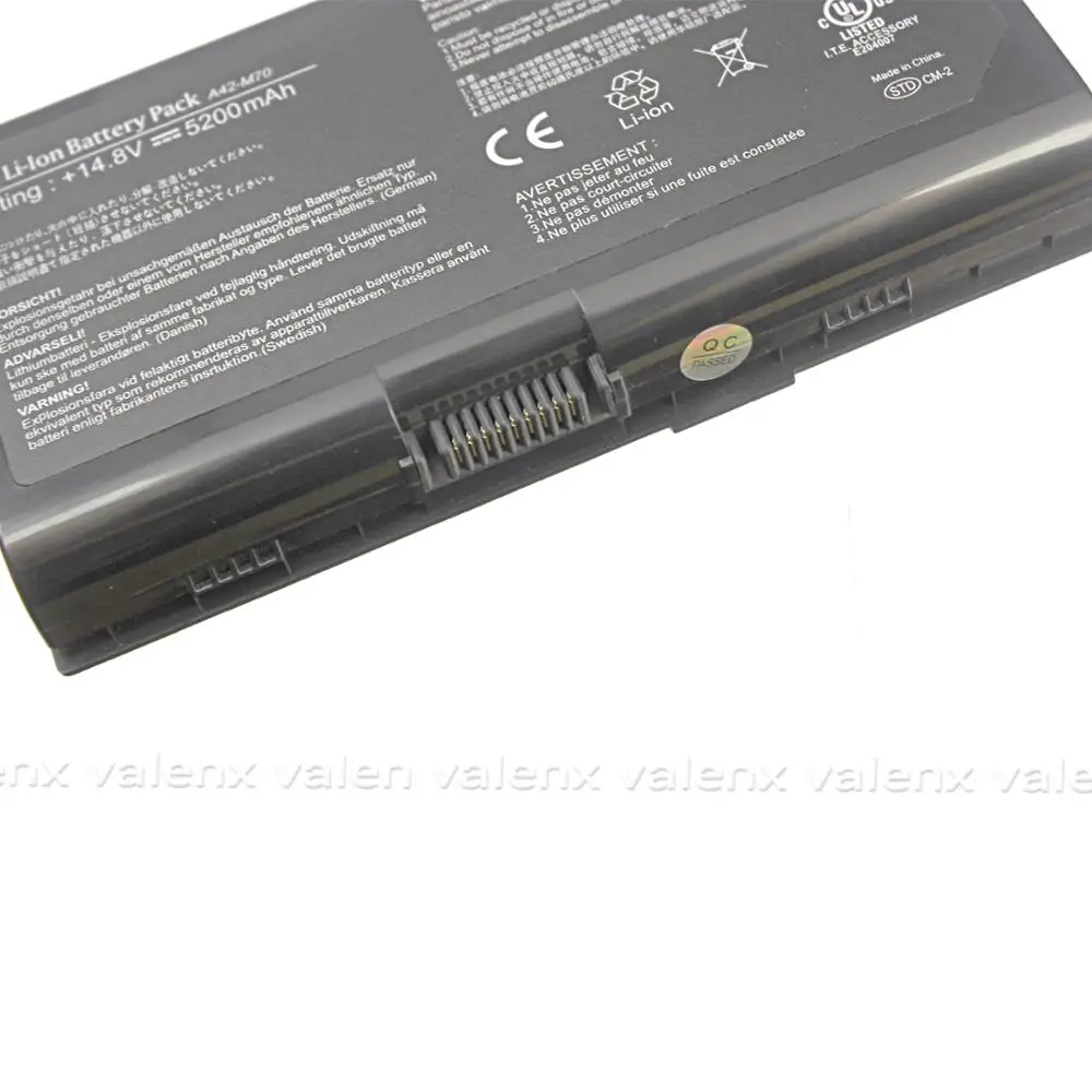 8Cell Laptop Battery for Asus M70 X72VR X72F X71VN M70L M70S M70V N70S N90S A42-M70 A32-F70 A32-M70 Series