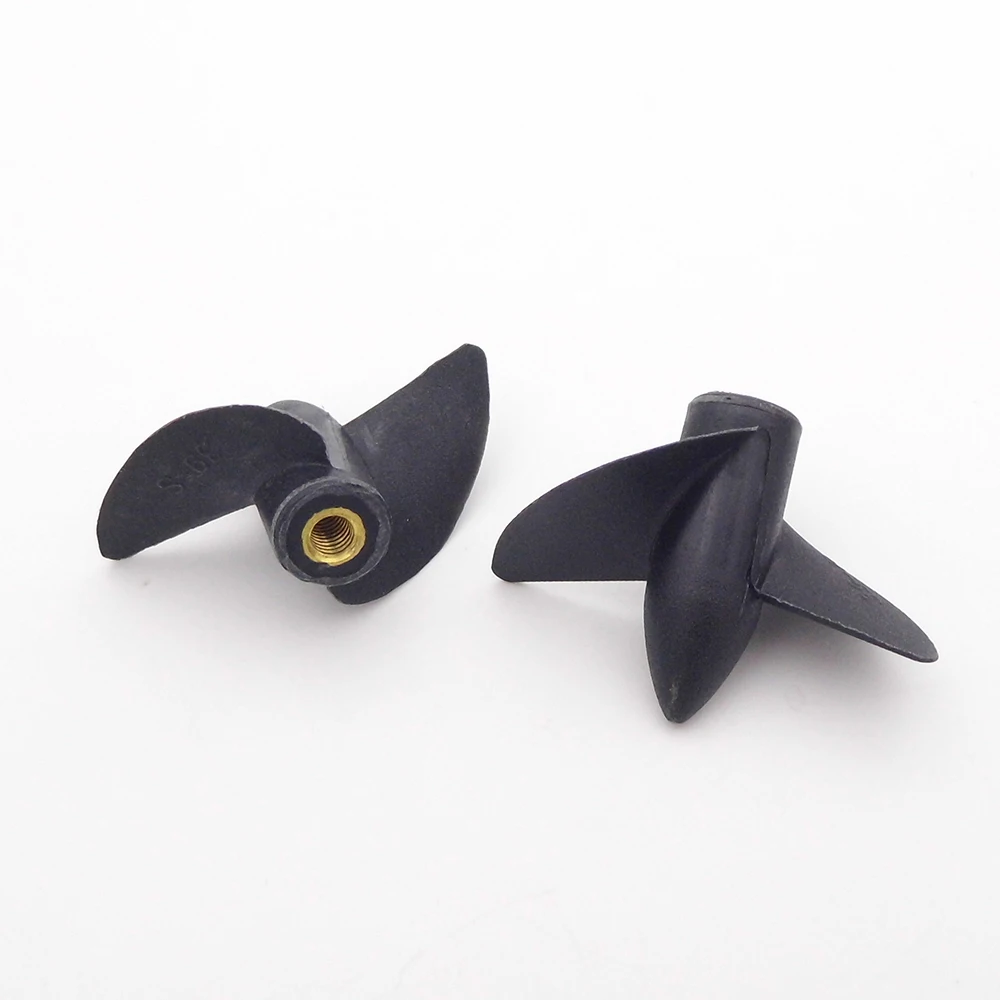 1PC M4 Thread Nylon Propeller 35mm 39mm 42mm 45mm 2 Blades Prop left Right Hand for RC Boat Speed MONO CAT Toy Model Boat