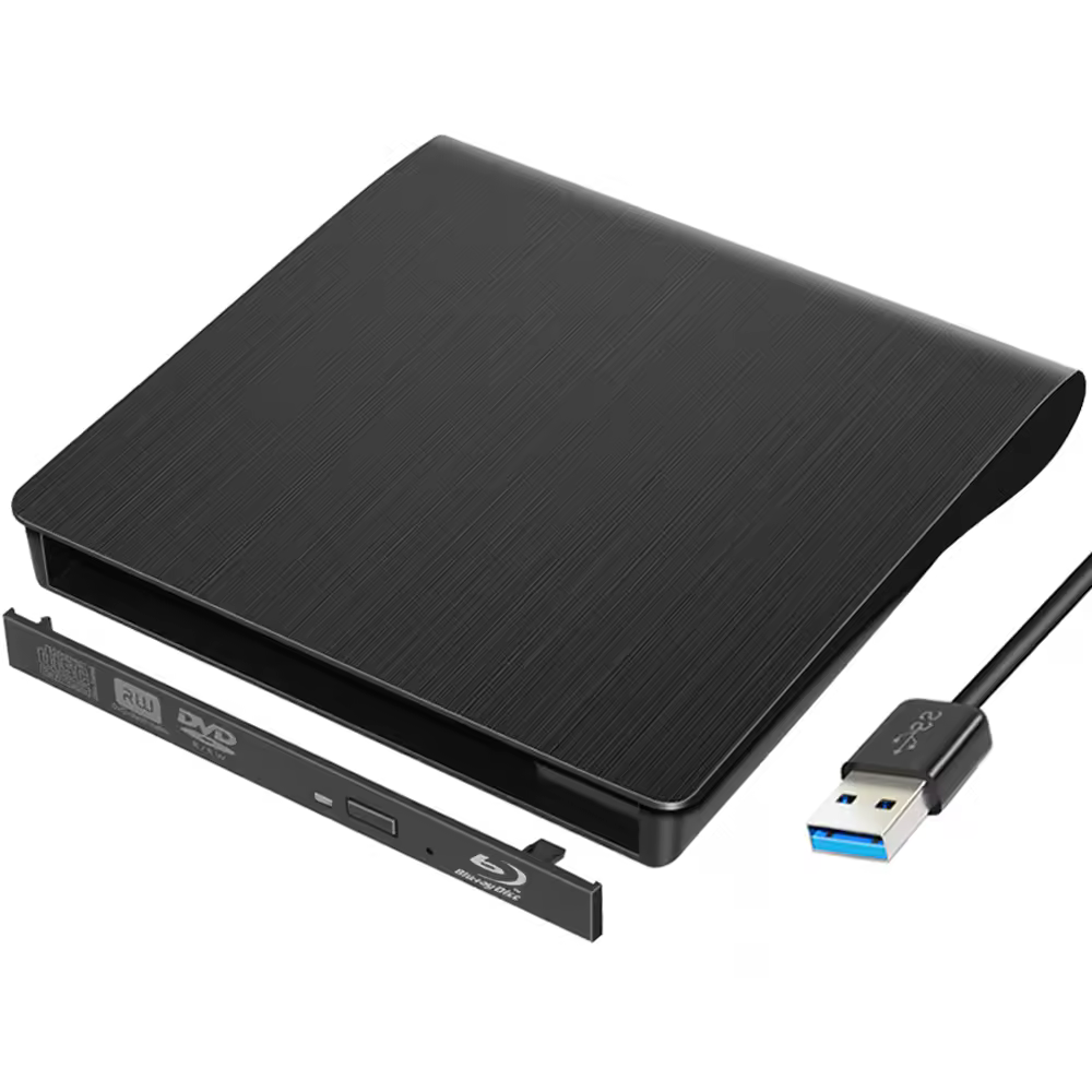 9.0/9.5/12.7mm מארז כונן דיסק אופטי חיצוני USB 3.0 SATA במהירות גבוהה עבור Macbook Windows PC מחשב נייד Blu-ray CD/DVD-ROM