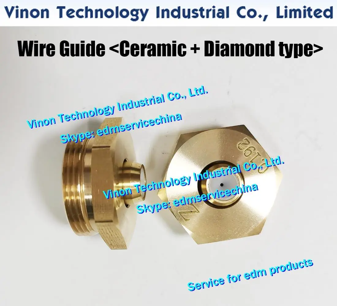 Imagem -03 - Edm Parte o Guia do Fio do Diamante do Molibdênio Cerâmico Mais tipo do Diamante Usado para Máquinas do Fio-corte da Velocidade Média de Ruijun Ø0.195 mm