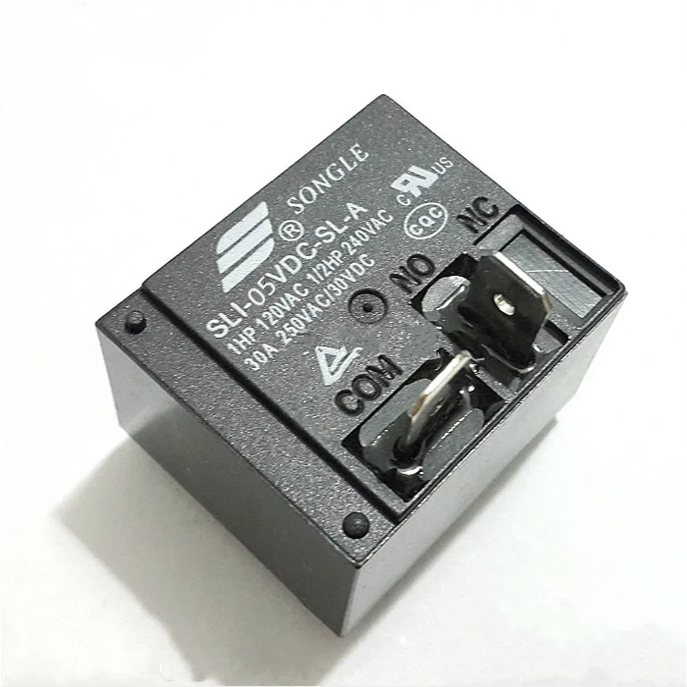 

10PCS Power Relays SLI-05VDC-SL-A 5V 30A HF2160 4PIN Relay New Original Wholesale Price