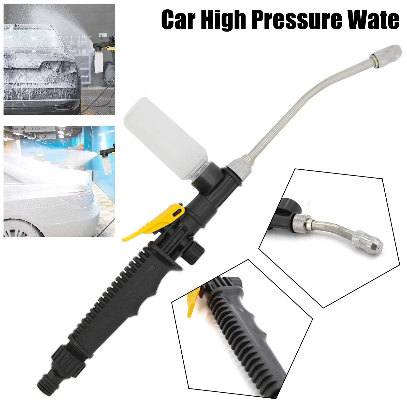 

Car High Pressure Power Washer Water Gun Vegetable Garden Hose Nozzle Jet Foamaster Profession Cleaning Foam Washing Sprayer