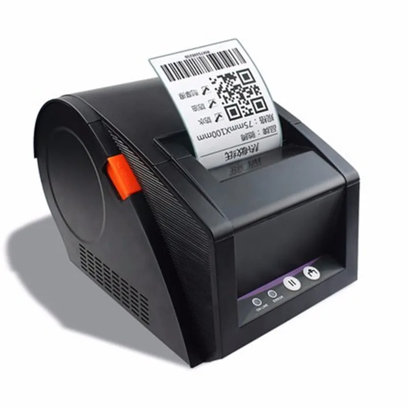 High Quality GP3120TU Thermal Label Barcode Sticker Printer 20mm-82mm Width 80mm Receipt Bill Print