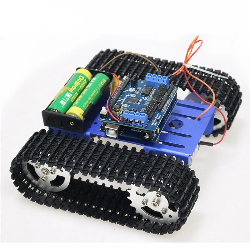 ESPduino Điều Khiển 2WD T100 Thông Minh RC Robot Xe Khung Xe Bộ 2 Động Cơ & 16 Chiều Servo Ổ hội Đồng Giáo Dục Tự Làm Cho Arduino