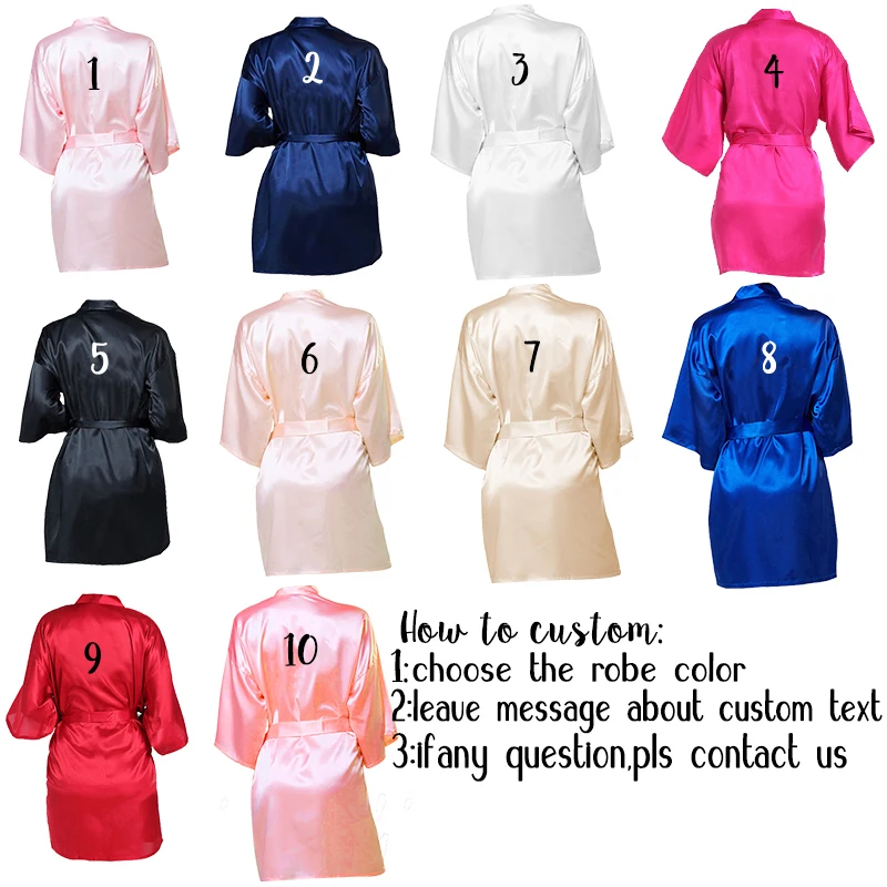 Bridesmaid Robes Wedding Robe Bridesmaid Team Bride Gifts Flower Print Bridal Personalized Engagement Gift Bride Gift Robes