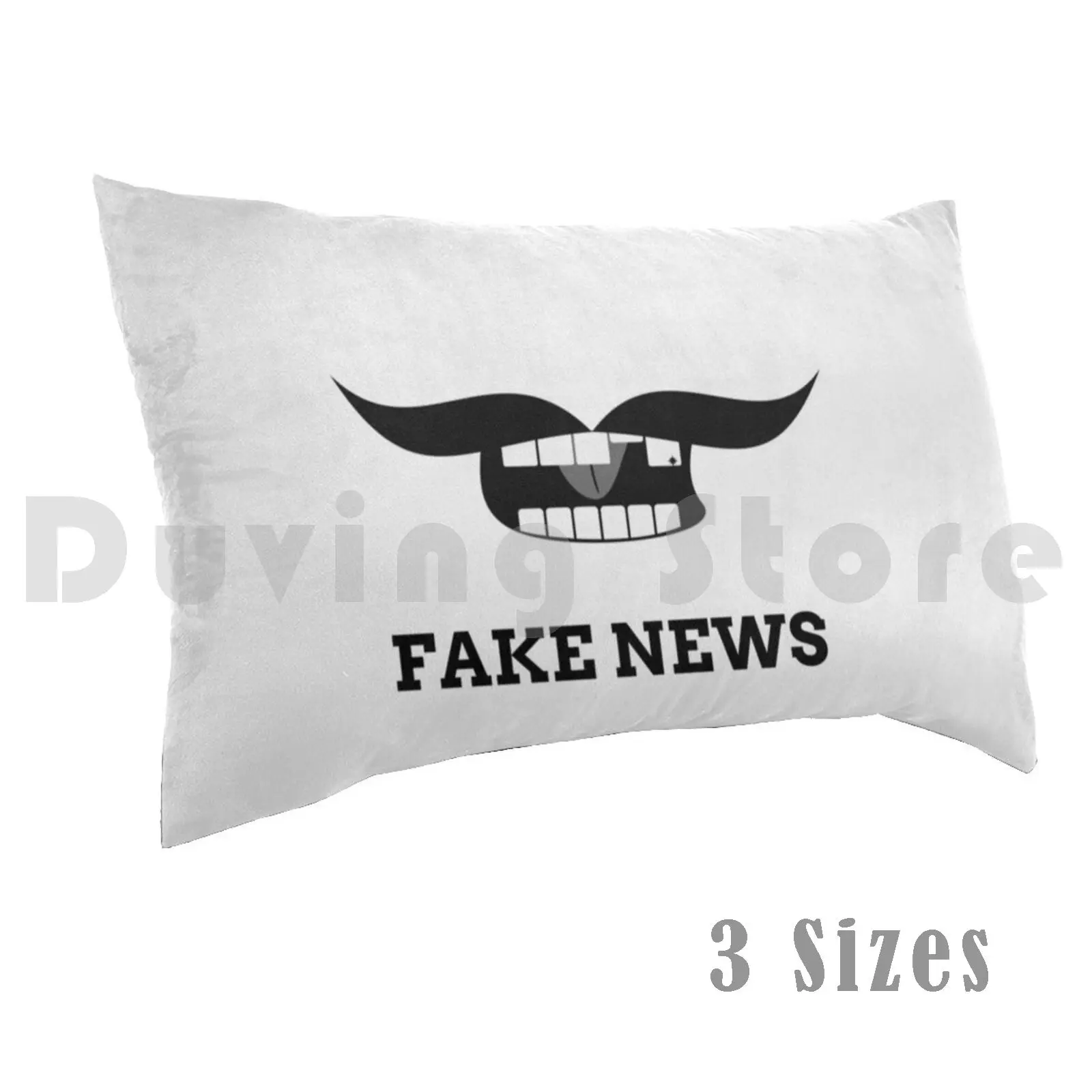 White Fake News Face Pillow Case DIY 50*70 Fake News Fake News Fake News Trump Fake News