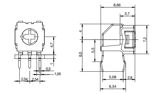 Germany 1-3 rotary switch 3 gears 5 feet rotary coding switch dial code band small mini 52802ddm