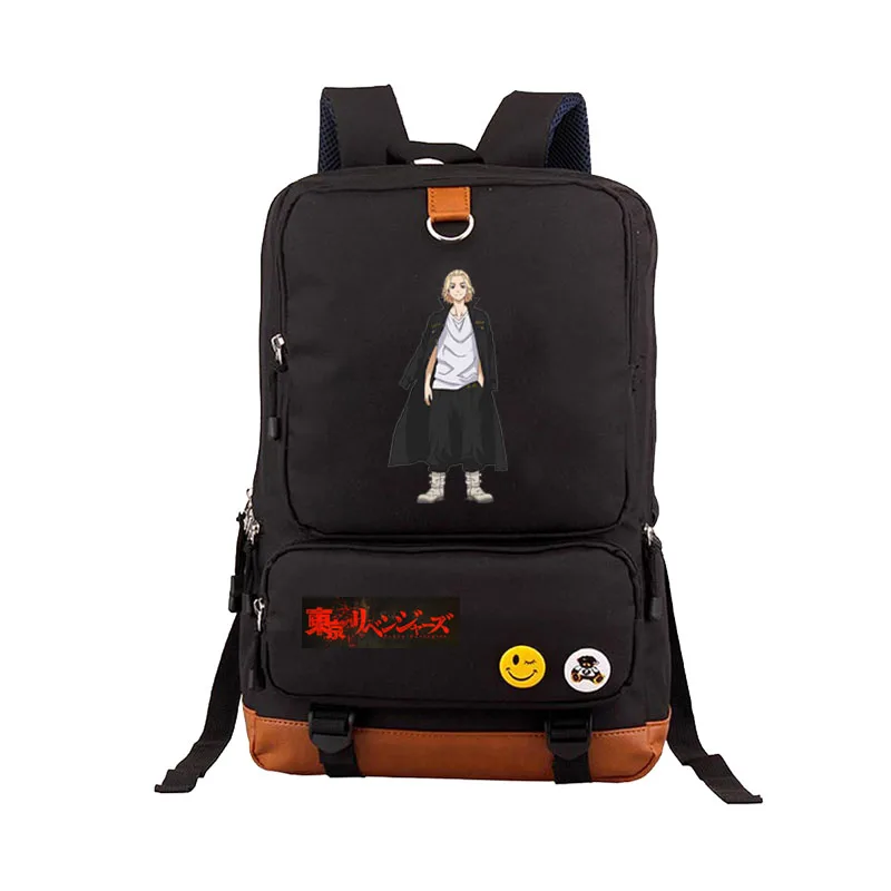 Anime Tokyo Revengers Backpack Canvas School book Bags shoulder bag men women Laptop traveling rucksack