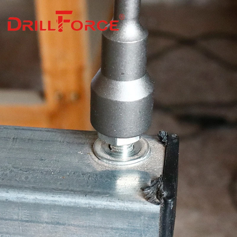 Drillforce 5.5-19x150mm Magnetic Nut Driver Set Impact Socket Sleeve Adapter Screwdriver Drill Bit 1/4\