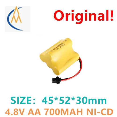 Factory pin 4.8V 700mah nickel cadmium battery pack remote control electric toy electric tool aa5 rechargeable battery