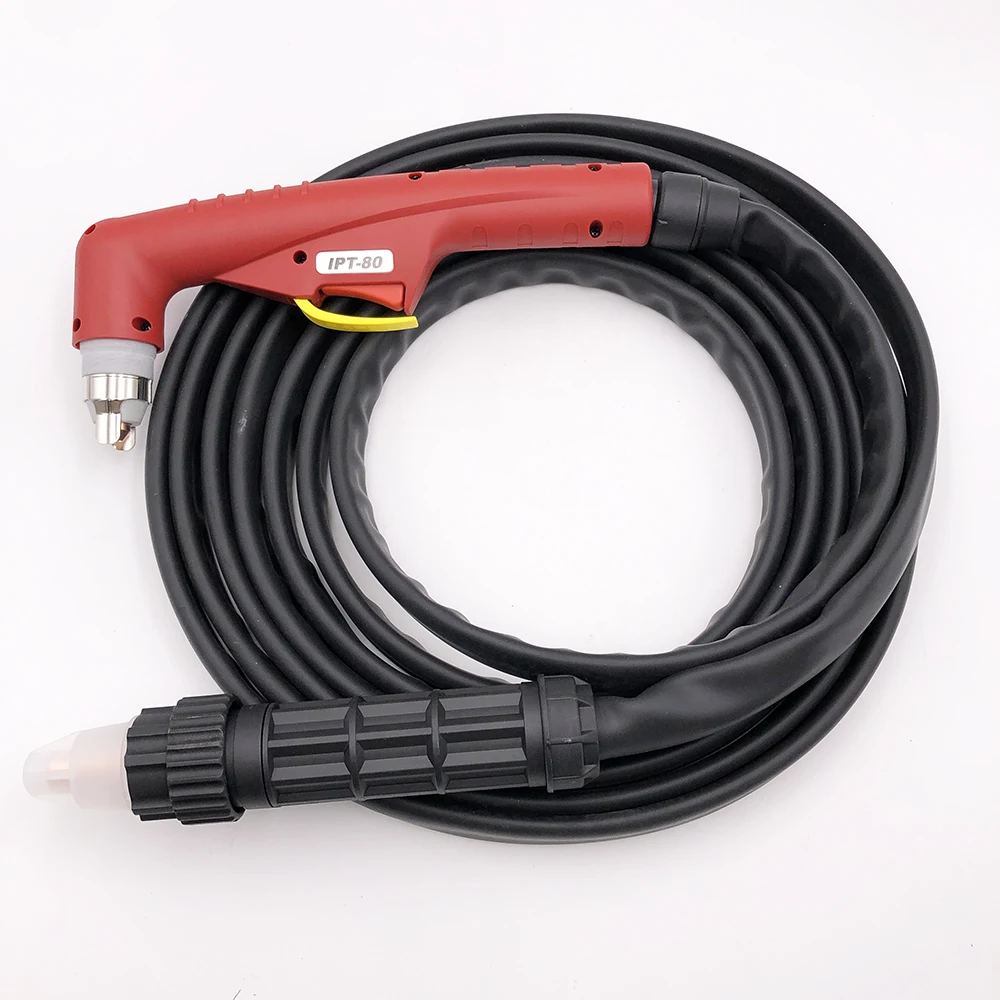 6M Non High Frequency Plasma Cutting Torch PT-80 PTM-80 IPT-80 PT80 Handhold Manual Torch With Central Plug Connector