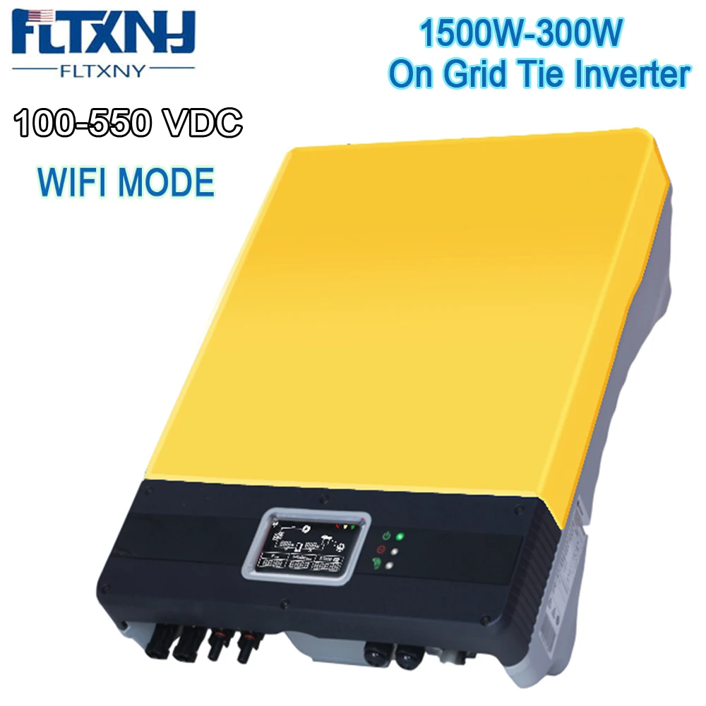 

China Factory Solar Power Grid Tie Inverter 1.5KW 2.2KW For Solar Panels On Grid Inverter 3000W 120V 230V 100-550 VAC Wifi Mode