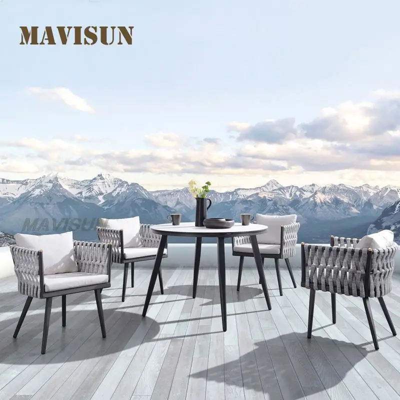 

Custom Northern European Dining Table And Chairs Outdoor Rectangle Tables For 6 People Modern Minimalist Design Simple Furniture