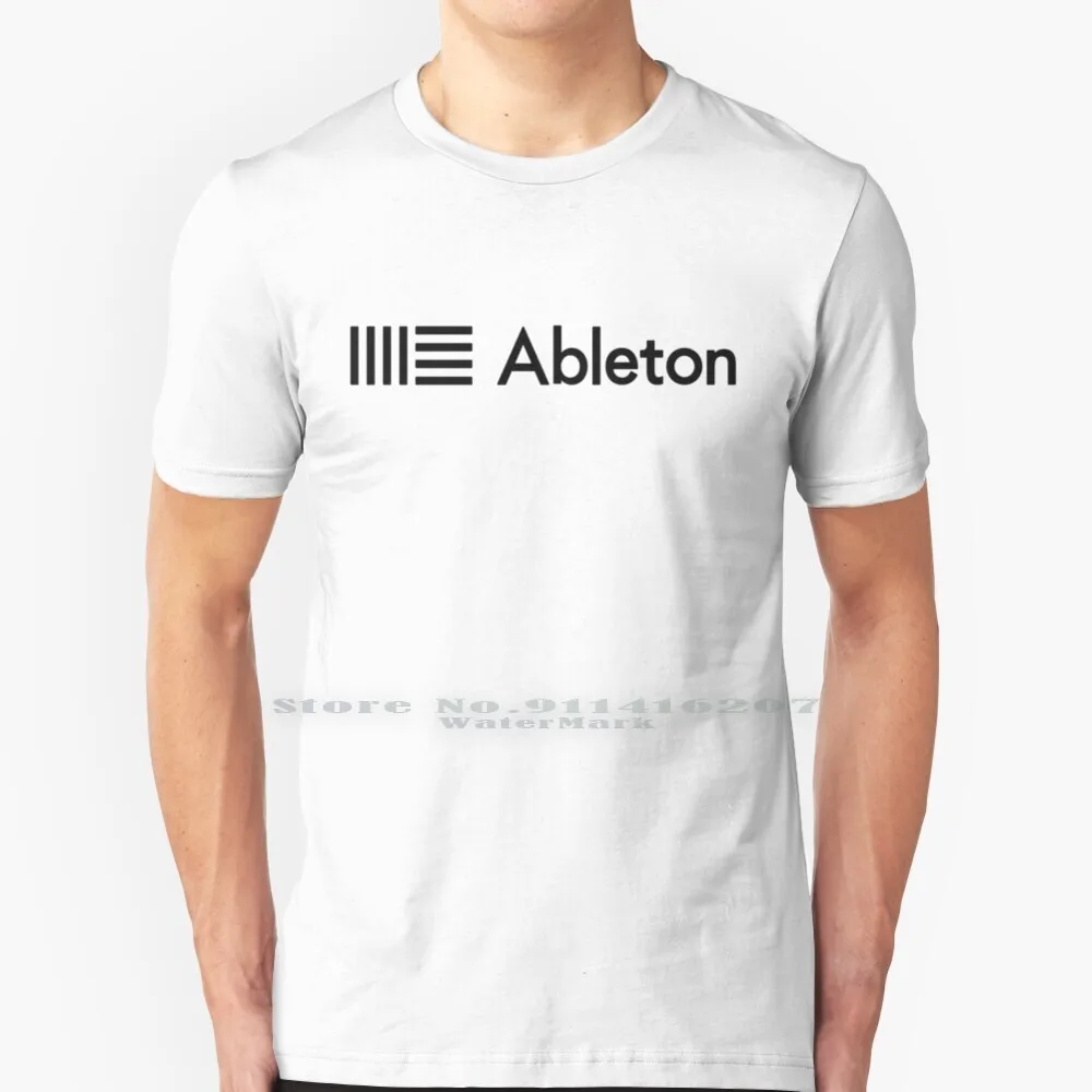 Ableton Live Logo T Shirt Cotton 6XL Ableton Fl Studio Edm Dubstep Riddim Dj Music Production Music Producer Guitar Singer