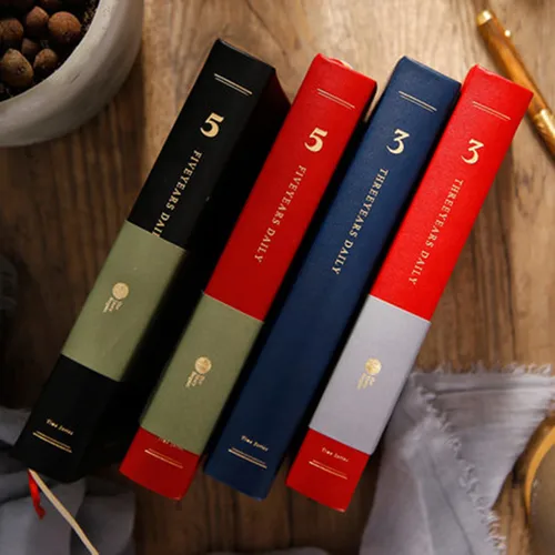 Imagen 2 del producto Cuaderno creativo de la serie de tiempo Simple, manual de 3/5 años, diario, una pregunta, un día de espesor, plan de horario de 365 días, libro de calendario