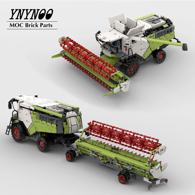 

NEW 2021 Technical Tractor 8900 Combine Harvester Electric RC MOC Building Blcoks Model DIY Assemble Bricks Toys Gifts