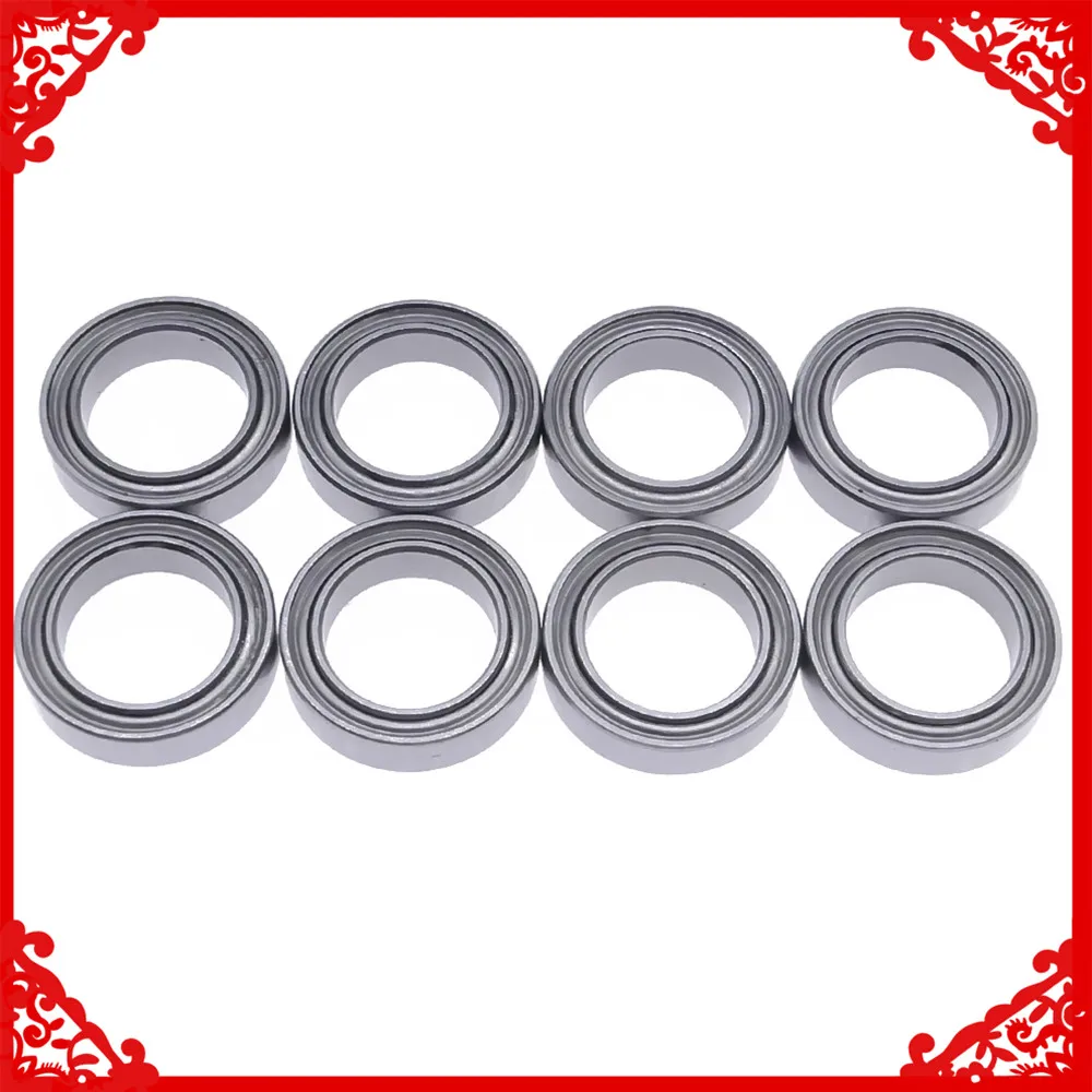 RCAWD 8pcs 10x15x4mm ball bearing for 1-10 RGT 86100 86110 FTX5579 Outback Fury crawler parts