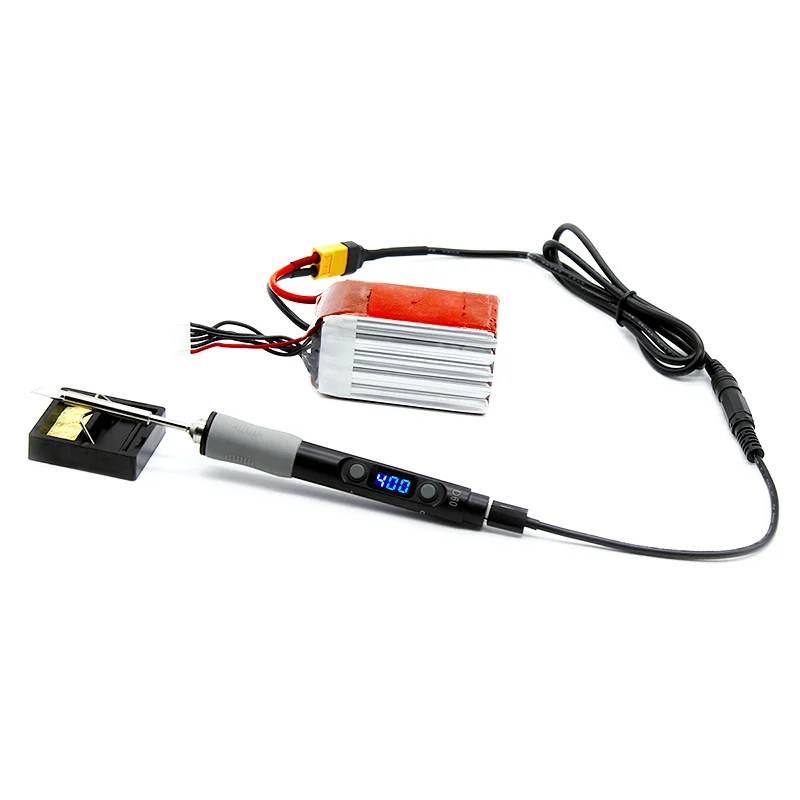 SEQURE D60B With XT60 Power Cable 60W Mini LED 12V 24V Portable Professional Sodering Iron Electronics Repair Kit