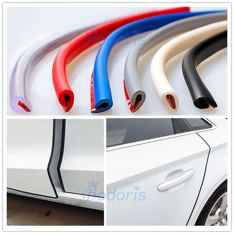 Door Edge Trips Bumper Anti Scratch Protective Strips for BMW M2 M3 M4 M5 X5M X6M F87 F85 F86 F80 F82 F83 F10 M6 F12 Accessories