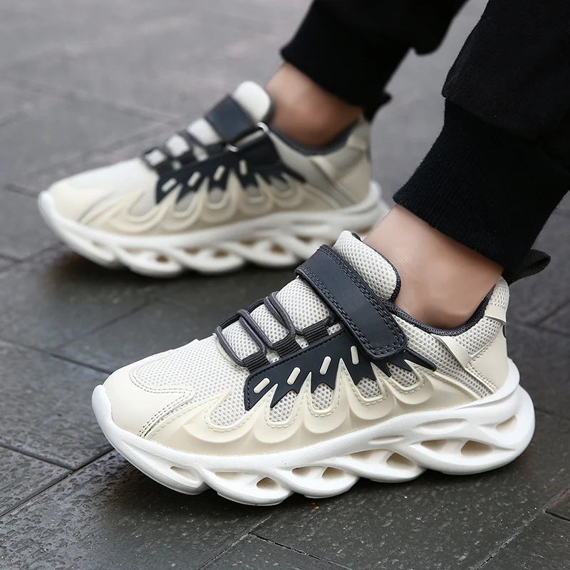 RUMDAX Kids Sneakers Boys and Girls Sport Shoes Breathable Mesh Running Shoes Children Shoes Cushion Antislip Tenis Infantil