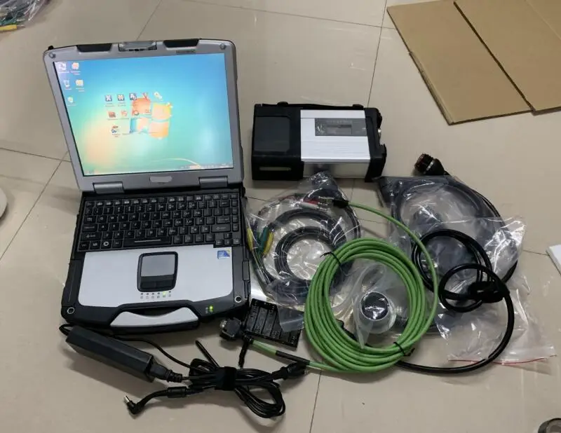 

Super Mb Star c5 Laptop CF30 Ram 4g Hdd 320GB Software 2023.09 Full Set Diagnosis Ready to Use 1 Year Warranty