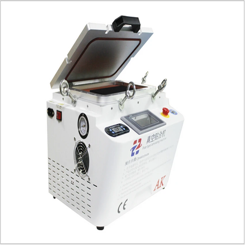 AK12 inch screen machines vacuum press machine laminating machine bubble machine OCA adhesive screen separator