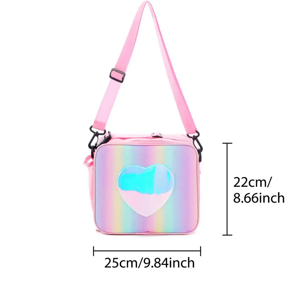 Borsa termica portatile impacco di ghiaccio scatola da pranzo pacchetto isolante borsa termica per Picnic isolata borsa per donna ragazza bambini bambini