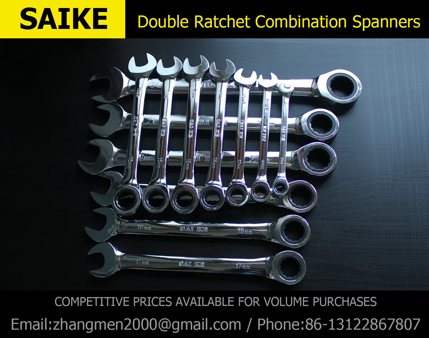 1 Piece Ratchet Combination Metric Wrench Set Hand Tools Torque Gear  Ring Wrenches Spanner