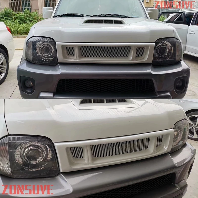 For Suzuki Jimny 2012--2018 Year Refitt Front Center Racing Grille Cover Accessorie Body Kit