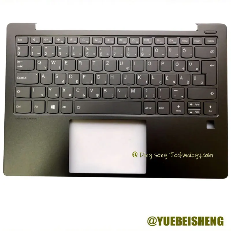 

New/org For Lenovo IdeaPad S530 S530-13 S530-13IWL IML Palmrest German Keyboard Upper cover Backlit W/FPR 5CB0S15982