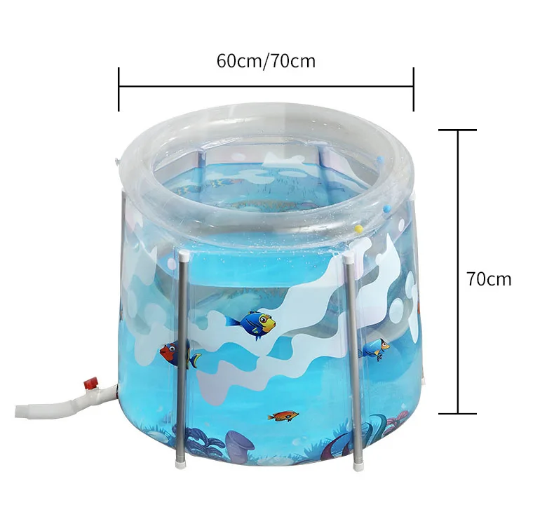 Baby Bath Tub Inflatable Bathtubs Baby Folding Bathtub Shower Basin Bath Tubs Swimming Pool for the Newborn 2 orders