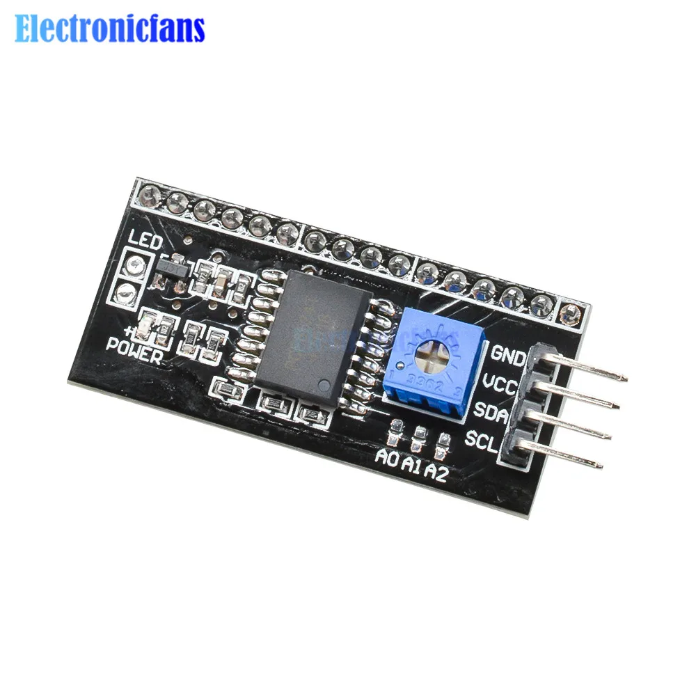 Iic/I2C Interface LCD1602 Adapter Plaat Board 5V Lcd Adapter Converter Module Voor LCD1602 2004 Lcd