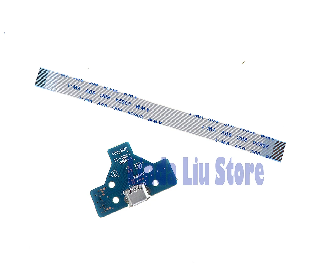 JDS001 JDS011 JDS30 JDS040 050 USB พอร์ตชาร์จ Socket Board charger บอร์ด flex สายริบบิ้นสำหรับ PS4 Pro controller 50 ชุด
