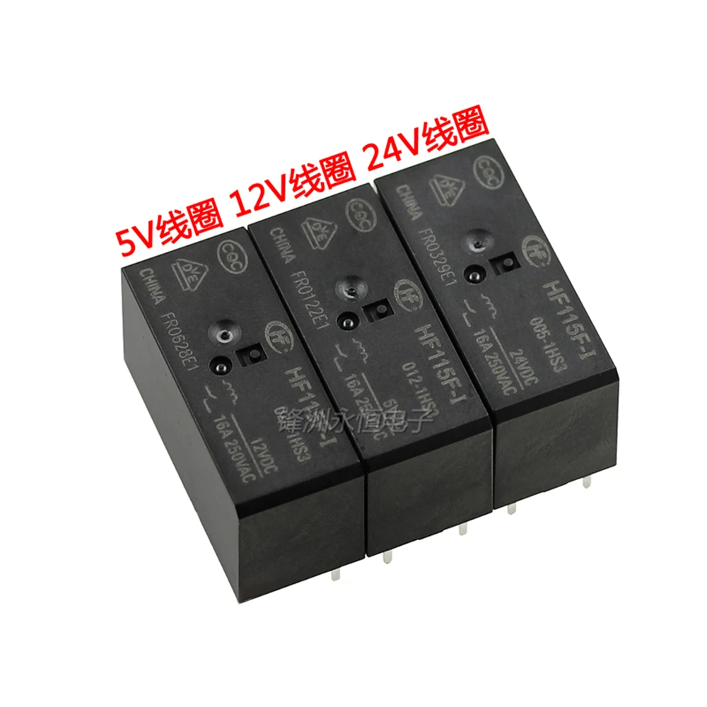 

Free shipping 10PCS/lot NEW Relay JQX-115F-I HF115F-I-005-1HS3 HF115F-I-012-1HS3 HF115F-I-024-1HS3 6PIN 16A 5VDC 12VDC 24VDC