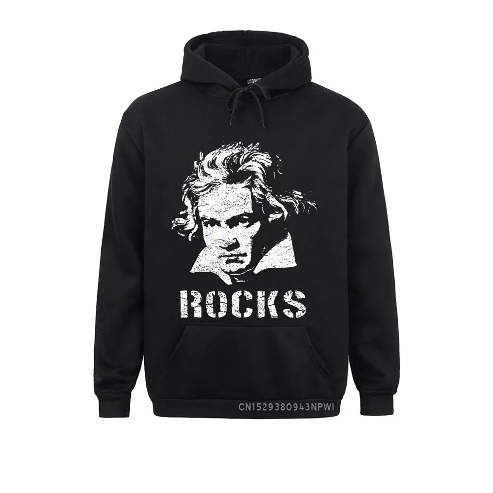 Beethoven Awesome Sweatshirts Men Music Classical Clarinet Metal Long Sleeve Hoody 3XL Coats Hooded Hoodie