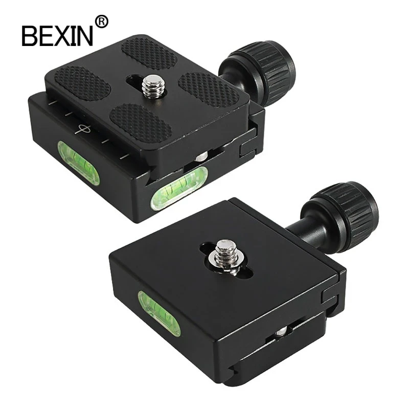 BEXIN QR60 Camera Quick Release Clamp Tripod Photography Quick Release Plate Clamp Mount Adapter for DSLR Arca Swiss Camera