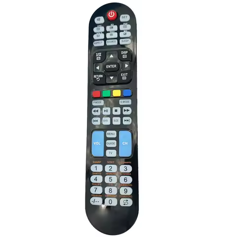 New RM-L1107+8 Universal TV Remote Control for Samsung SHARP SONY TOSHIBA HITACHI HISENSE SKYWORTH SANYO LED LCD TV