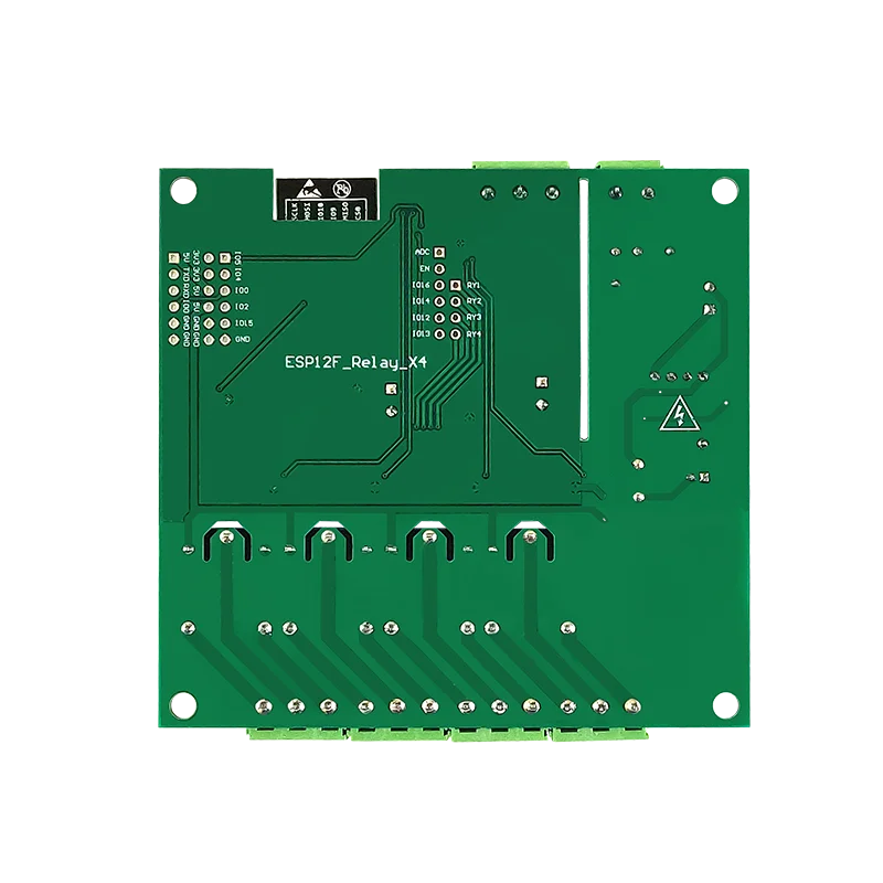 와이파이 4 방향 릴레이 모듈 ESP-12F, AC DC 전원, ESP8266, 4 채널 개발 보드