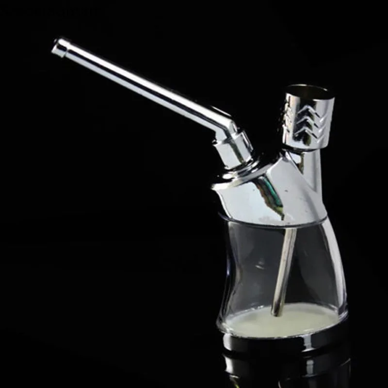 Bottle Water Pipe Portable Mini Hookah Shisha Tobacco Smoking Pipes Gift of Health Metal Tube Filter Smoking Accessories