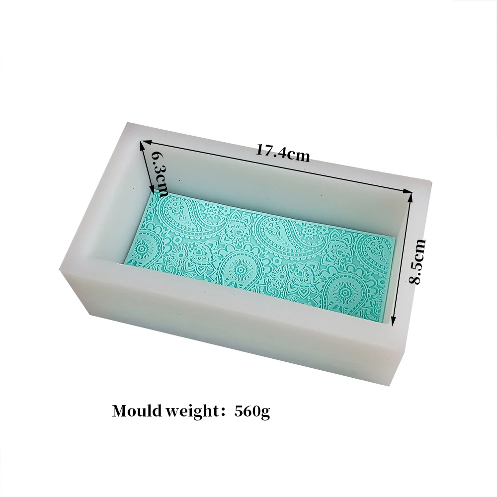 Paisley Silicone Mold Lace Mat for Fondant Cake, Lace Mould, Fatima Pattern, Mousse Cake Decoration, DIY Handmade Craft