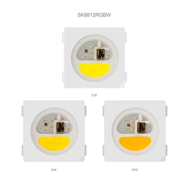 

1000pcs SK6812(similar WS2812B)LED Chip RGBW RGB(Nature/Warm/White) 5050 SMD Individually Addressable Digital Pixels DC 5V