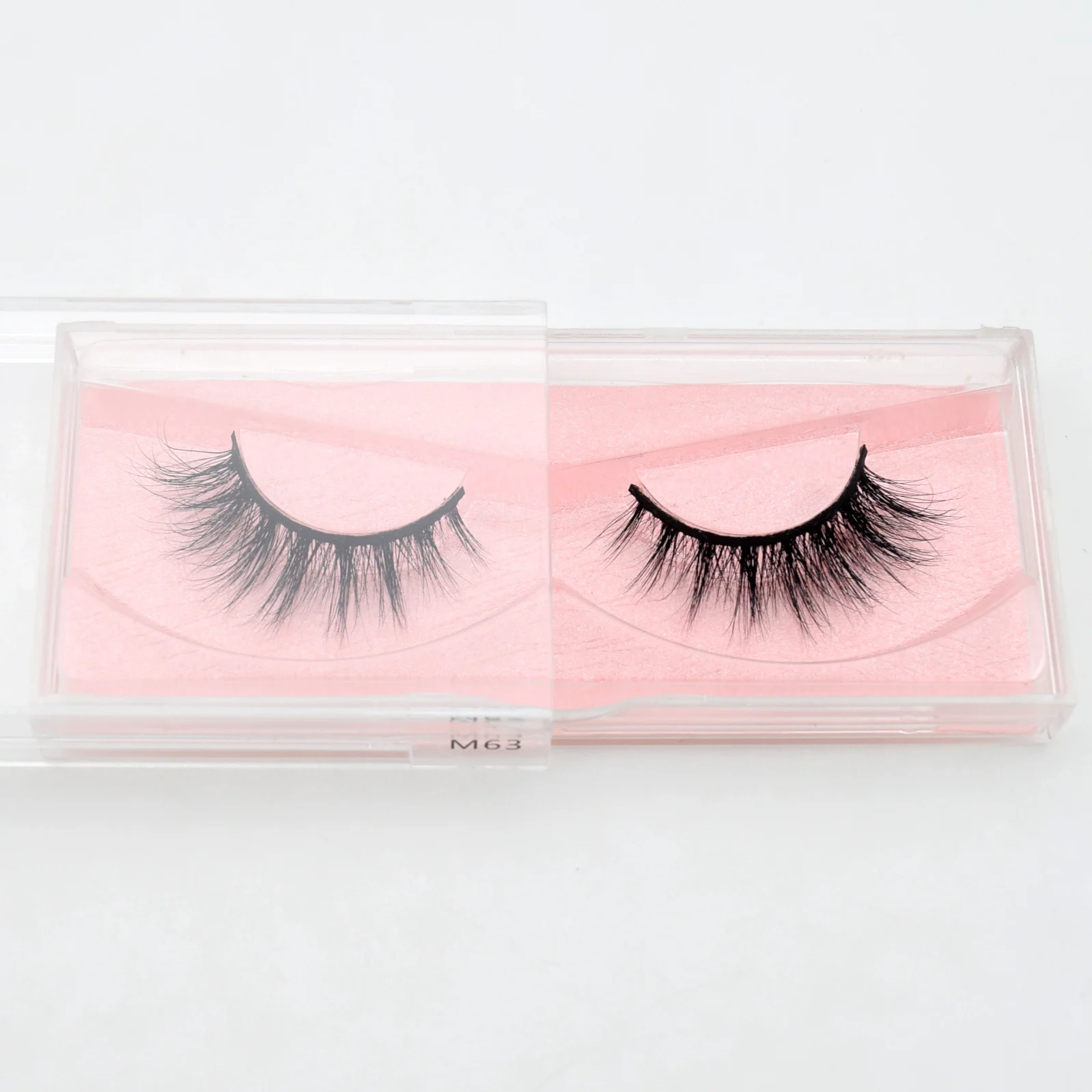 Visofree Eyelashes ขนตาปลอมธรรมชาติปลอมขนตายาวแต่งหน้า 3D Mink Lashes Eyelash Beauty Mink Eyelashes M63