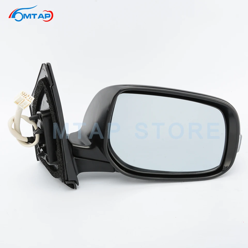 MTAP Door Exterior Rearview Side Mirror Assy For Toyota Corolla E150 2008 2009 2010 2011 2012 2013 7-PINS With Turn Signal